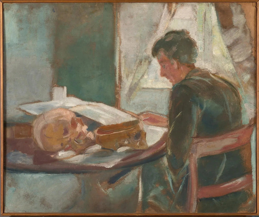Andreas Munch étudiant en anatomie - Edvard Munch