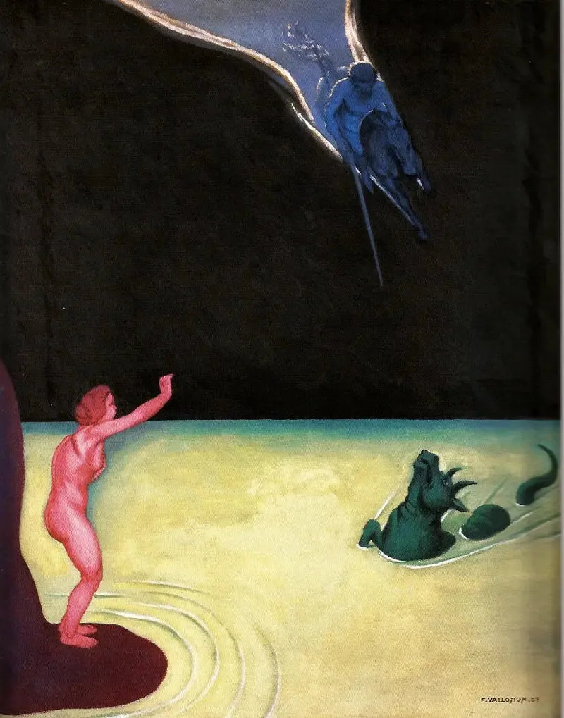 Andromède debout et Persée - Félix Vallotton