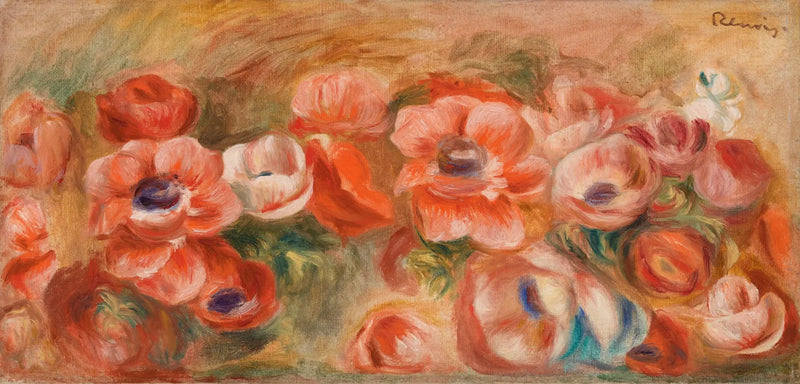 Anémones (Anémones) - Pierre-Auguste Renoir