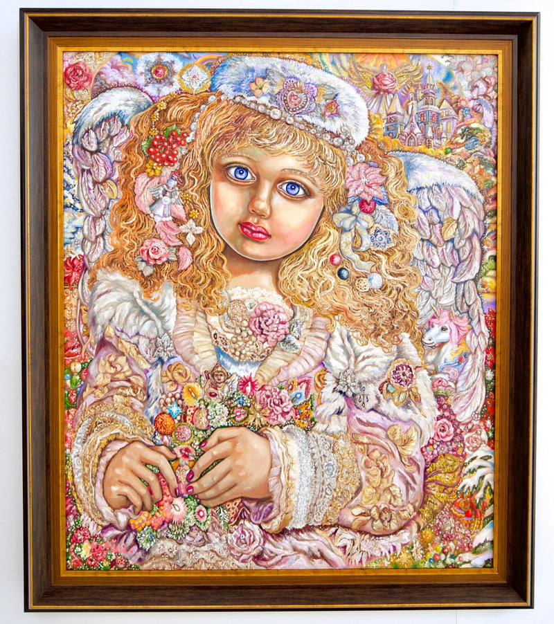 Ange des Lumières de Noël  | 60 x 75 cm