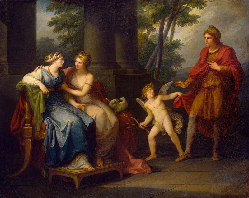 Vénus persuadant Hélène d’aimer Pâris - Angelica Kauffmann