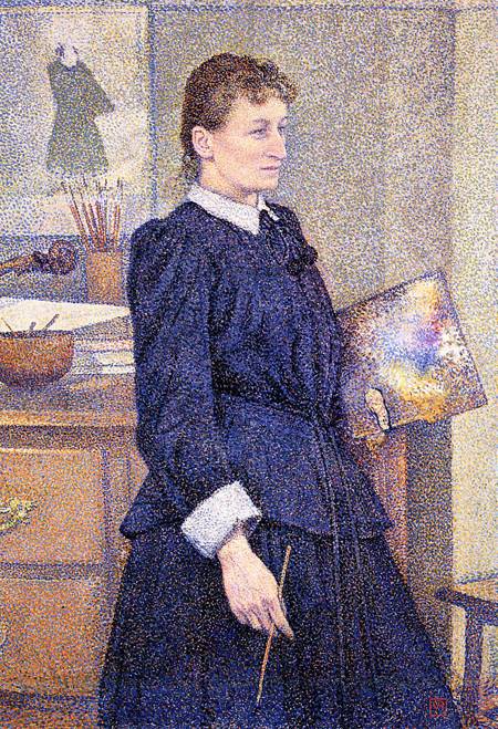 Anna Boch dans son atelier, 1893 - Théo van Rysselberghe