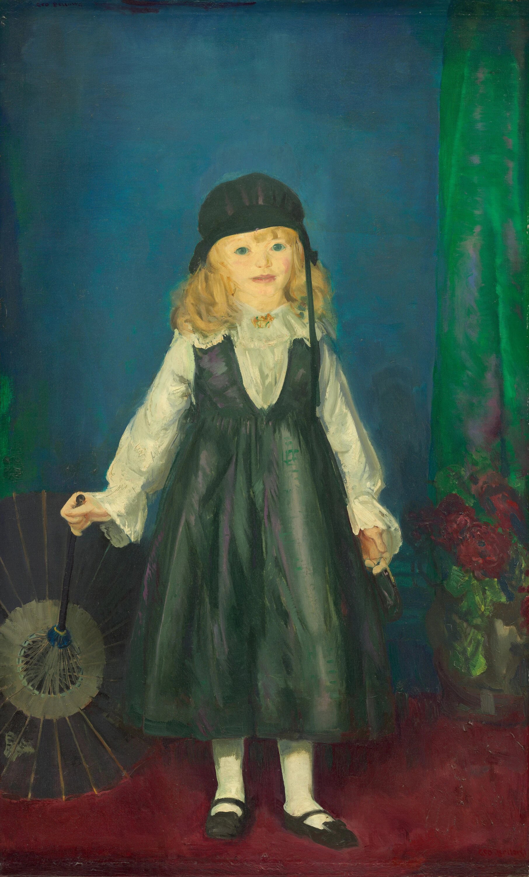 Anne avec un parasol japonais - George Bellows