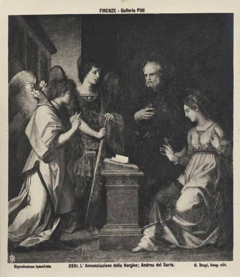 Annonciation avec les saints Michel Archange et Godenzo - Andrea del Sarto