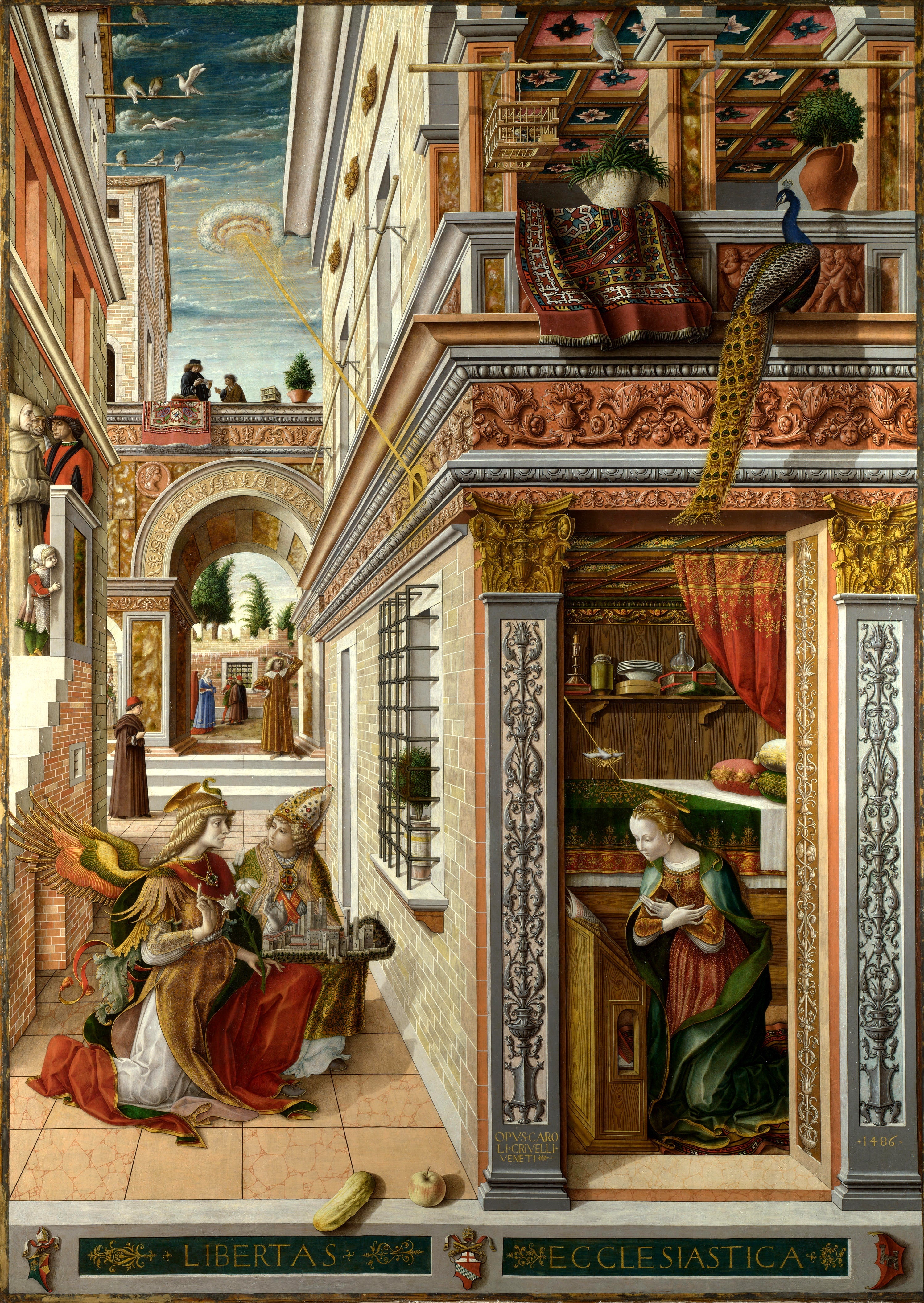 Annonciation d'Ascoli - Carlo Crivelli