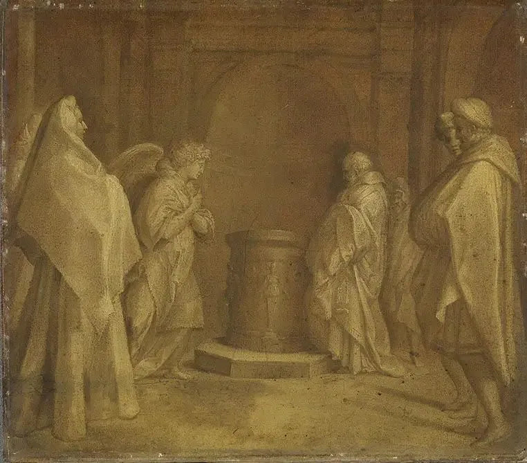 Annonciation de la naissance de Jean-Baptiste - Andrea del Sarto