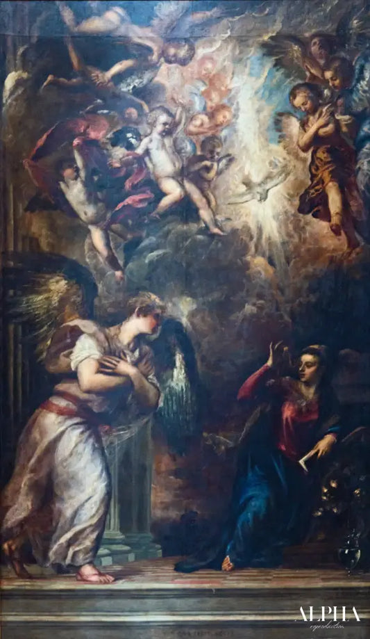 Annonciation du Seigneur - Titien - Reproductions de tableaux et peintures haut de gamme