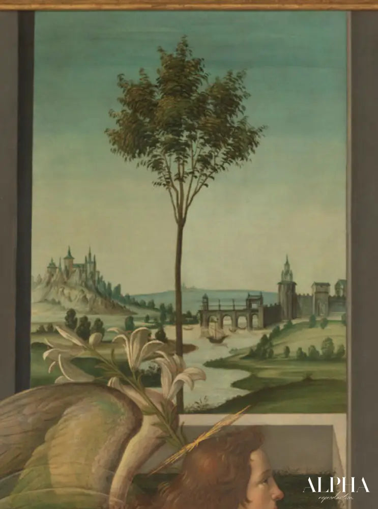 Annunciation, River Landing - Sandro Botticelli - Reproductions de tableaux et peintures haut de gamme