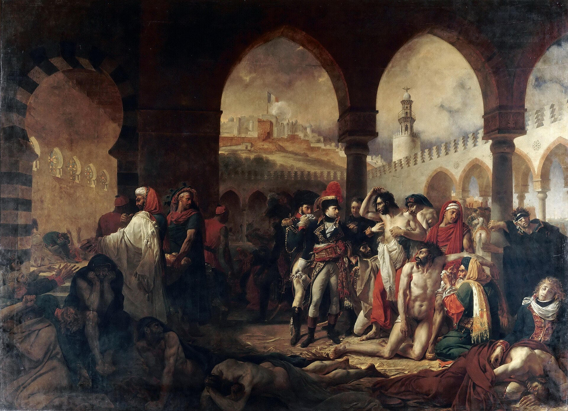 Bonaparte visitant les pestiférés de Jaffa - Antoine-Jean Gros