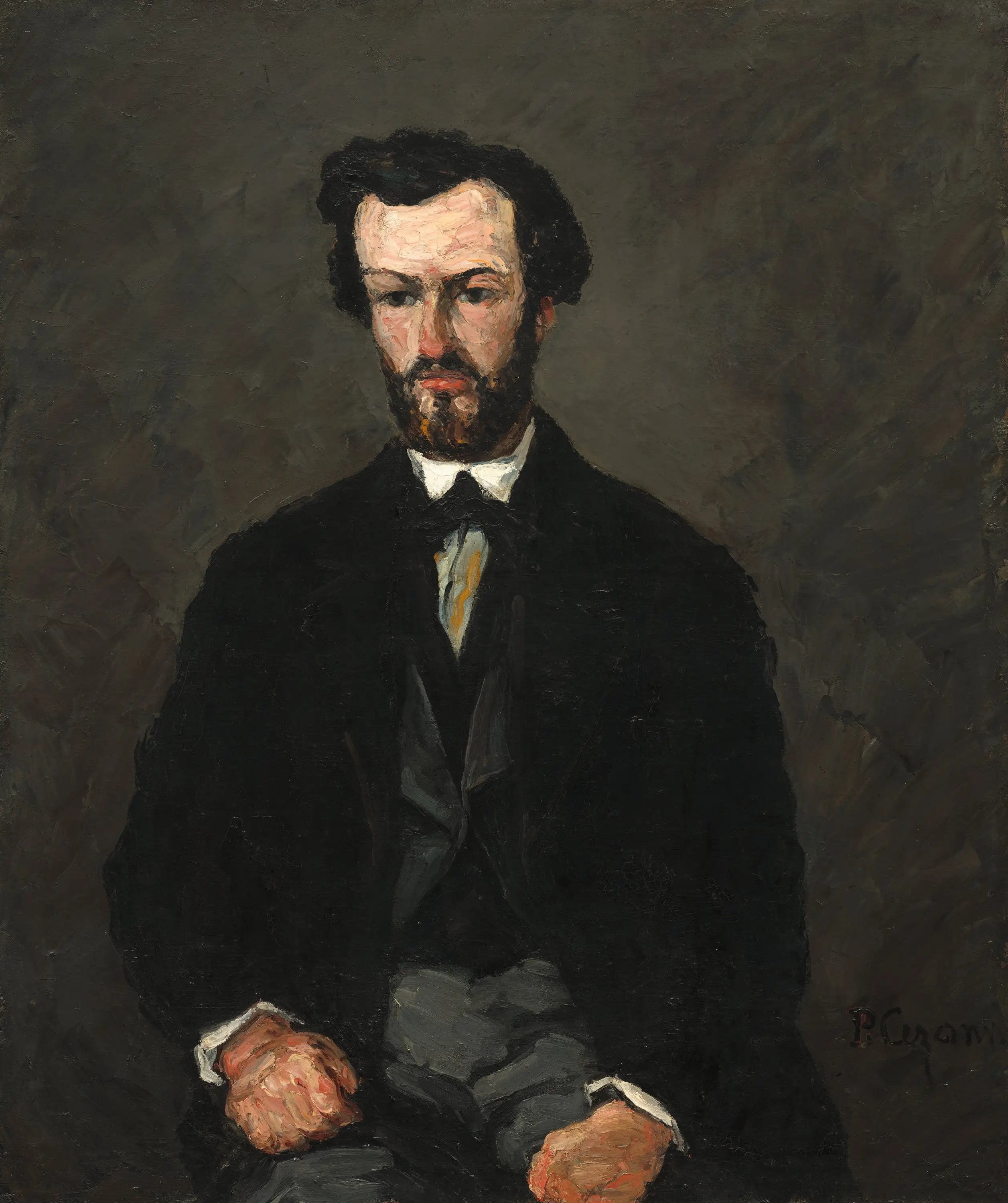 Reproduction du tableau « Antony Valabrègue - Paul Cézanne » par Alpha Reproduction en peinture à l’huile