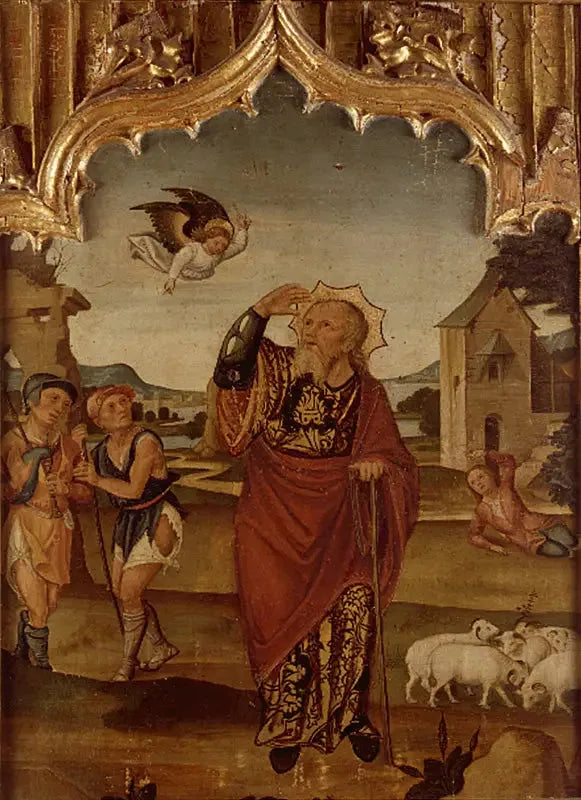 Anuncio del Ángel a San Joaquín entre los pastores - Vicente Masip