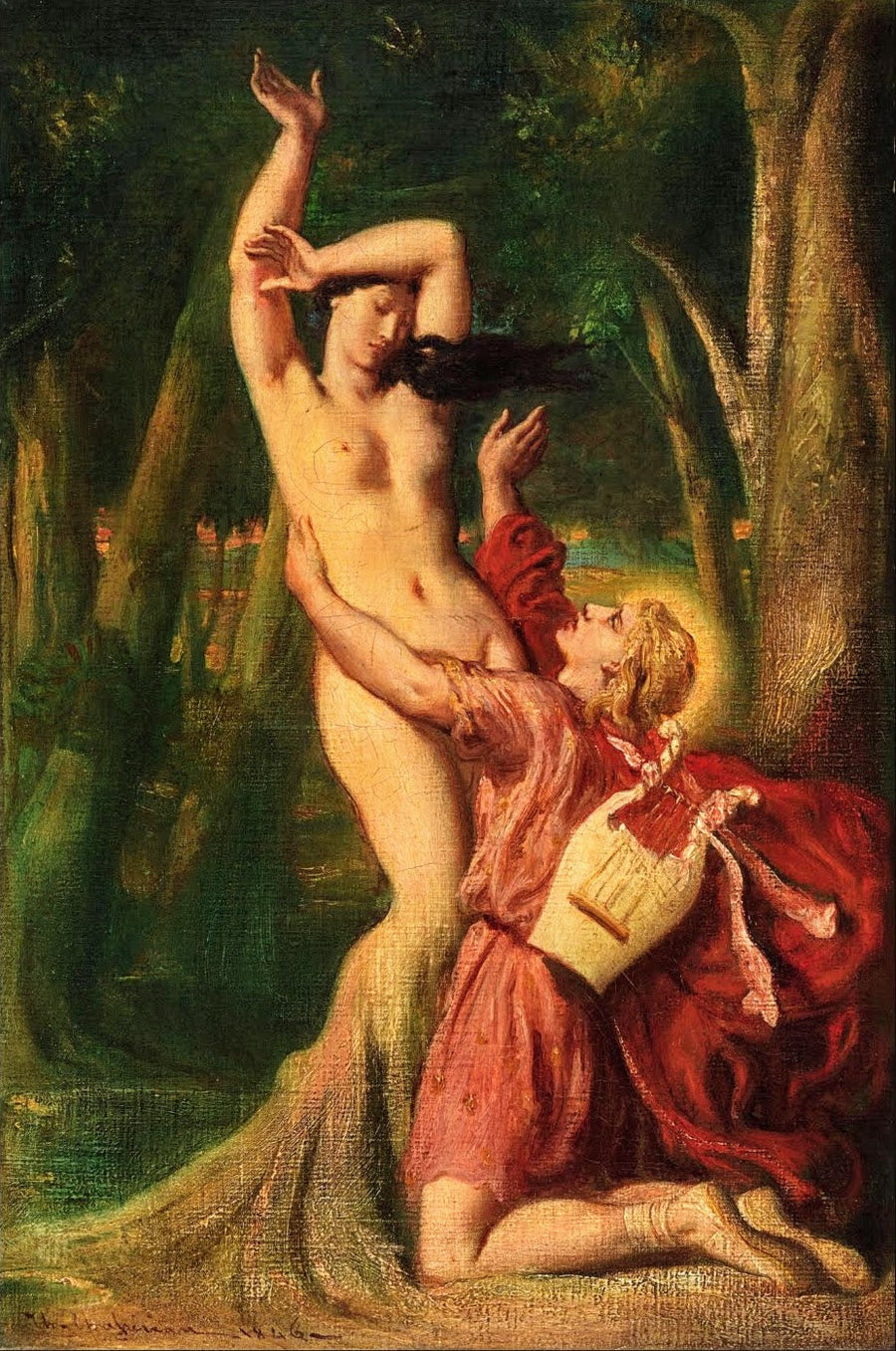 Apollon et Daphné - Théodore Chassériau