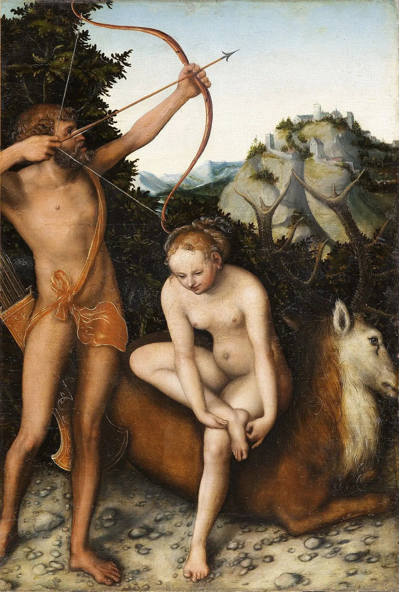 Apollon et Diane - Lucas Cranach the Elder