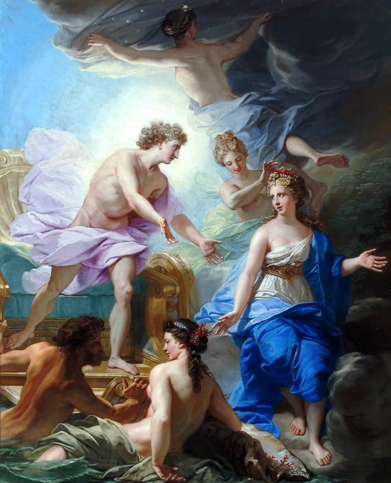Apollon et Thétis - Jean-Baptiste Jouvenet