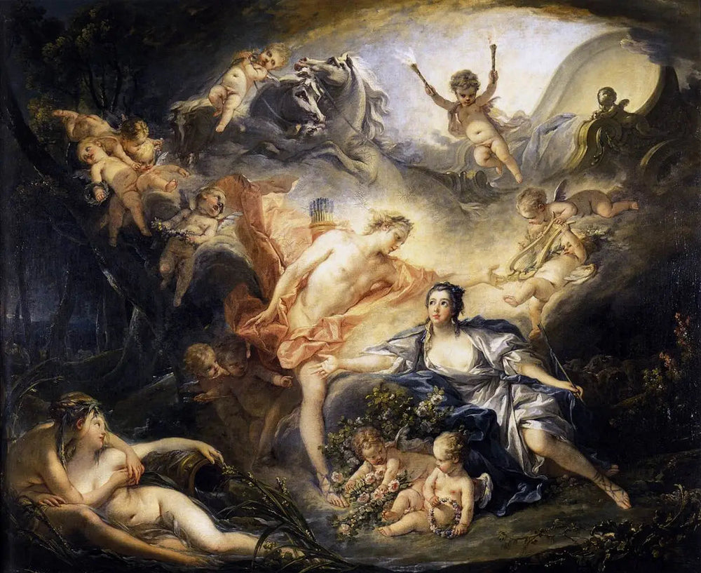 Apollon révélant sa divinité à la bergère Issé - François Boucher - Alpha Reproduction