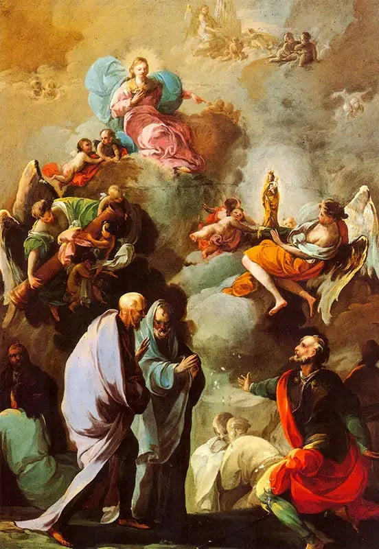 Apparition de la Vierge du Pilar à saint Jacques et à ses disciples de Saragosse - Francisco de Goya