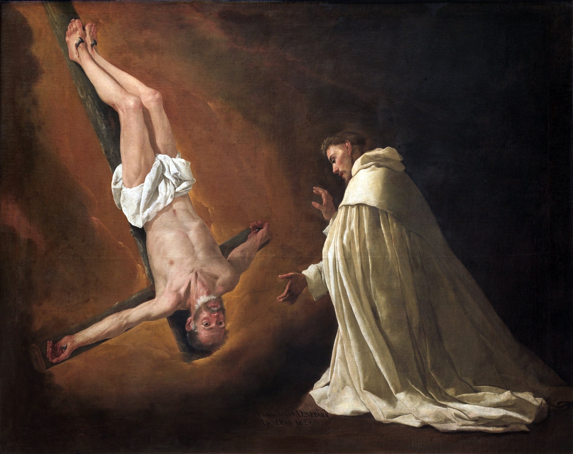 Apparition de saint Pierre à saint Pierre Nolasque - Francisco de Zurbarán