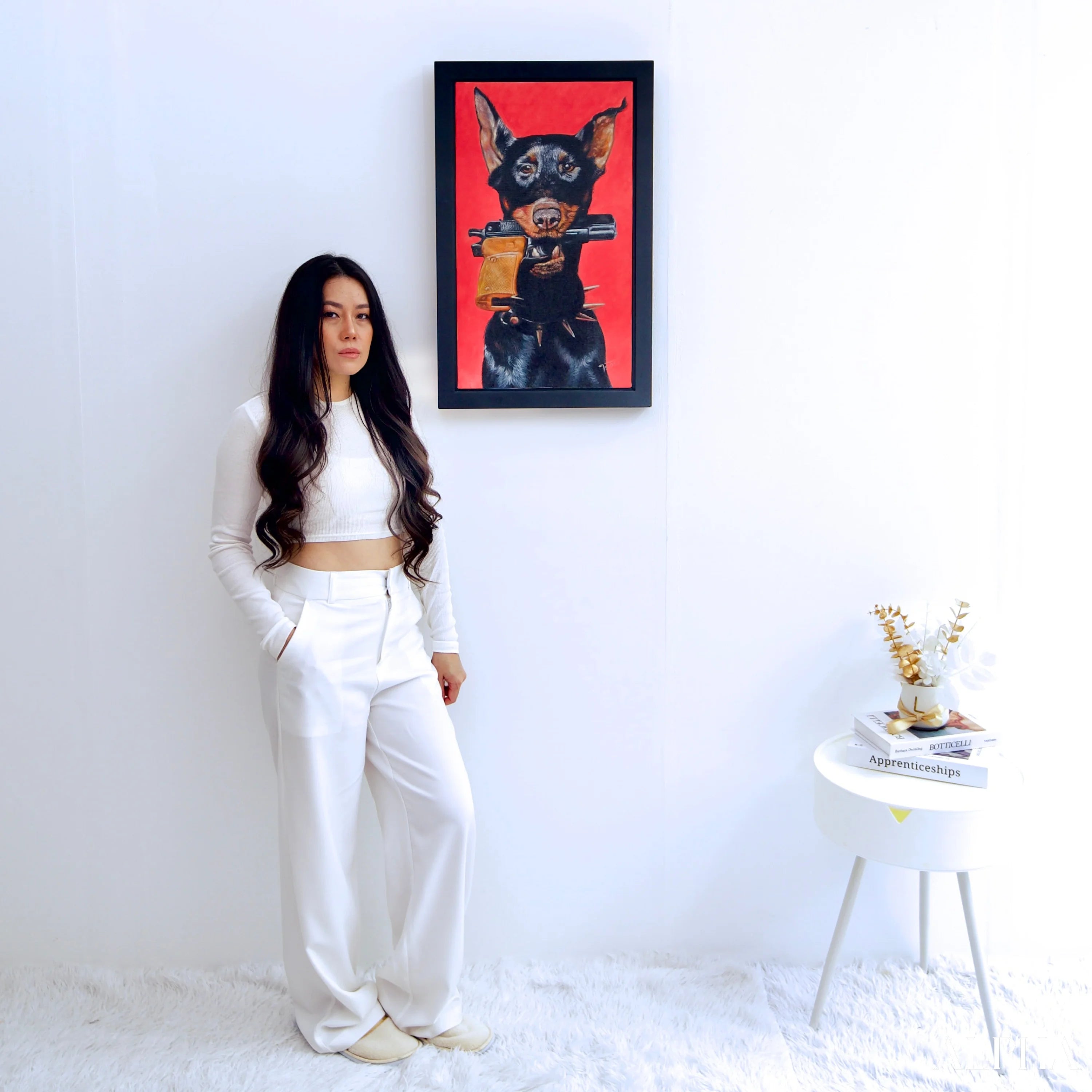 Bring my weapon - Wachirawit | 35 X 60 cm Reproductions de tableaux à la peinture à l’huile