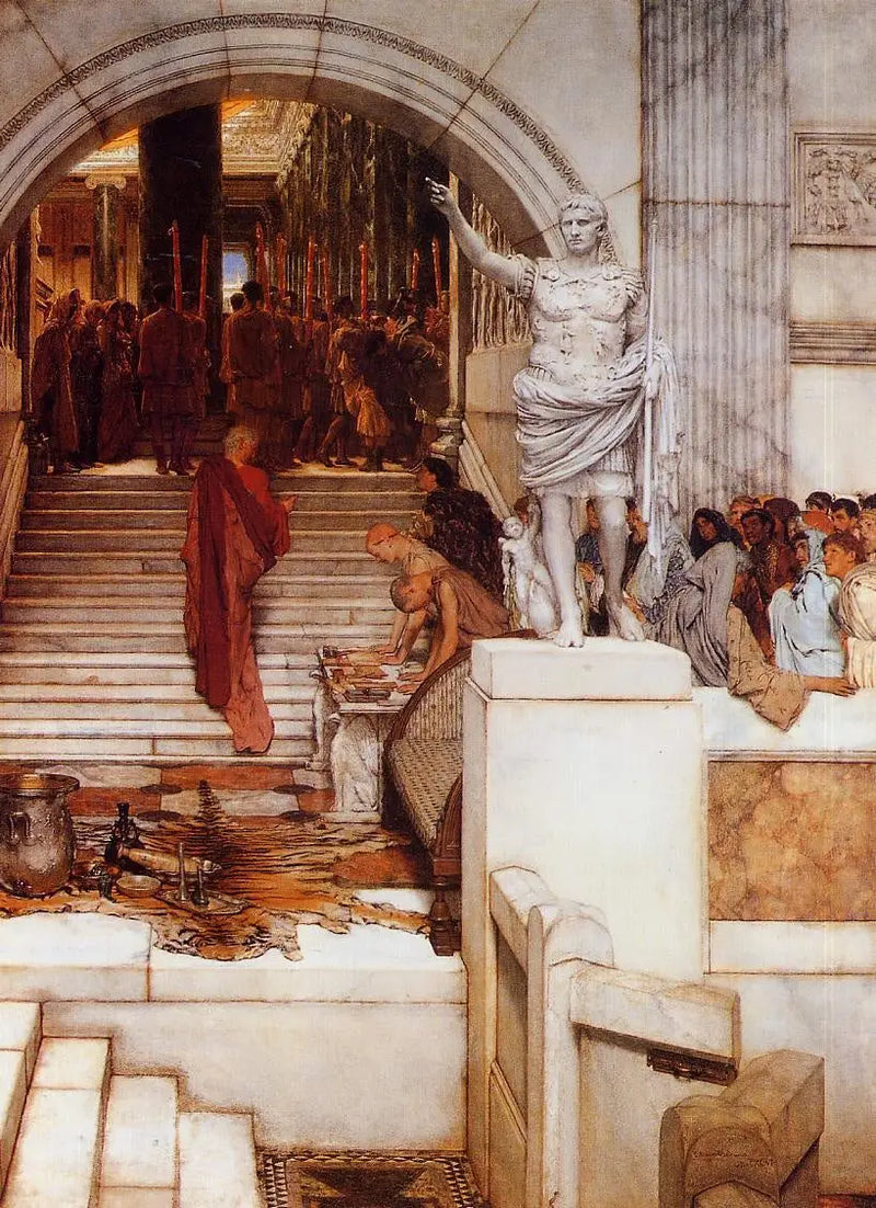 Après l'audience - Lawrence Alma-Tadema