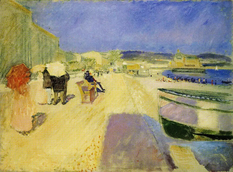 Après-midi sur la promenade des Anglais - Edvard Munch