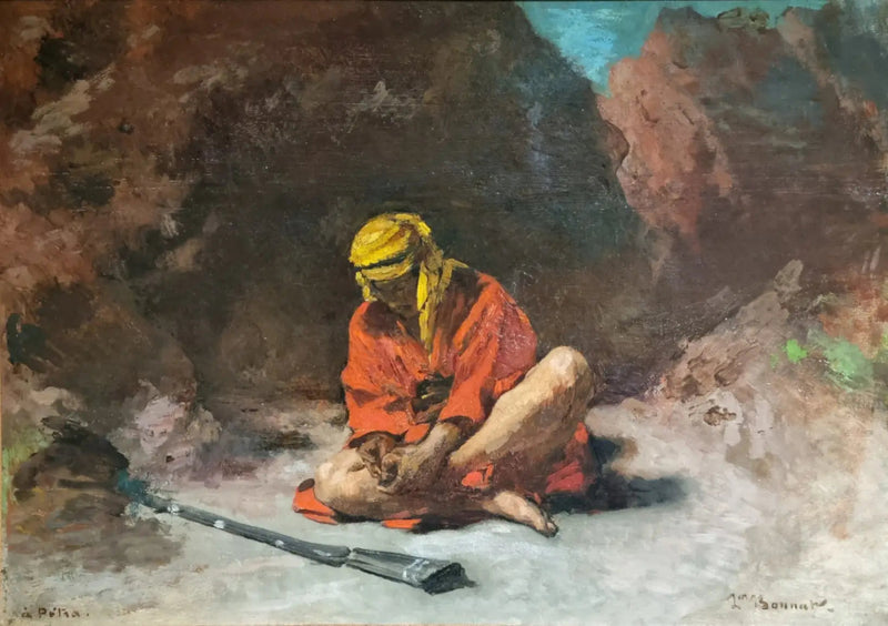 Arabe enlevant une épine de son pied - Léon Bonnat