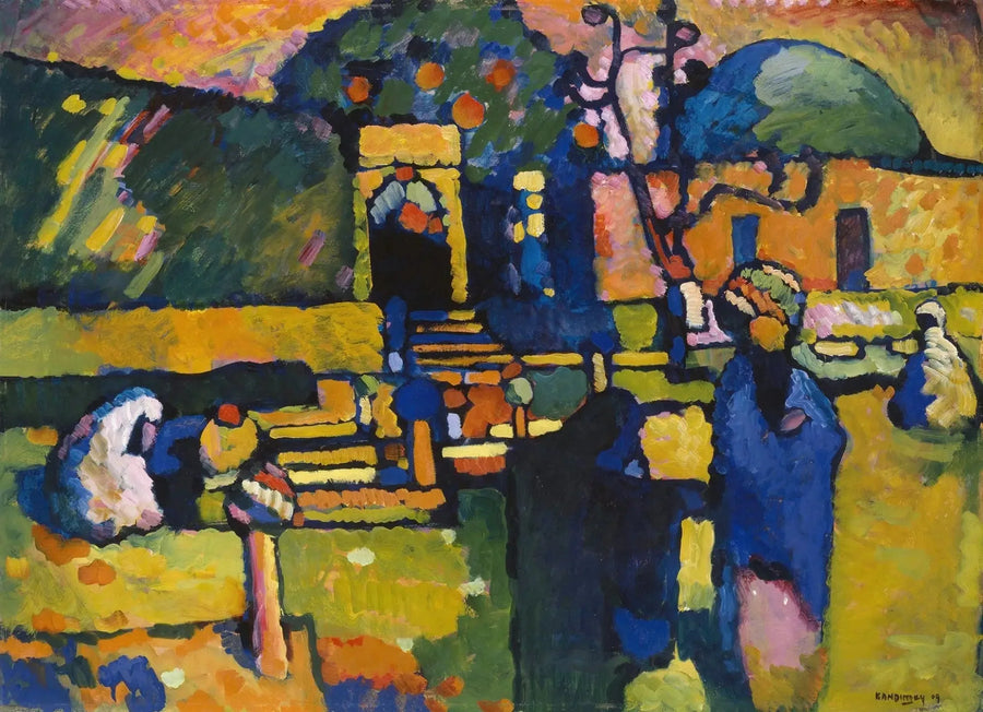 Arabes (cimetière) - Vassily Kandinsky