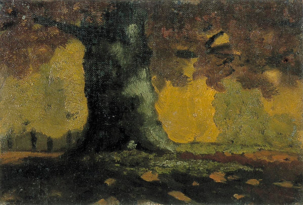 Arbre - Theo van Doesburg image 1 copie peinte à la main à l’huile