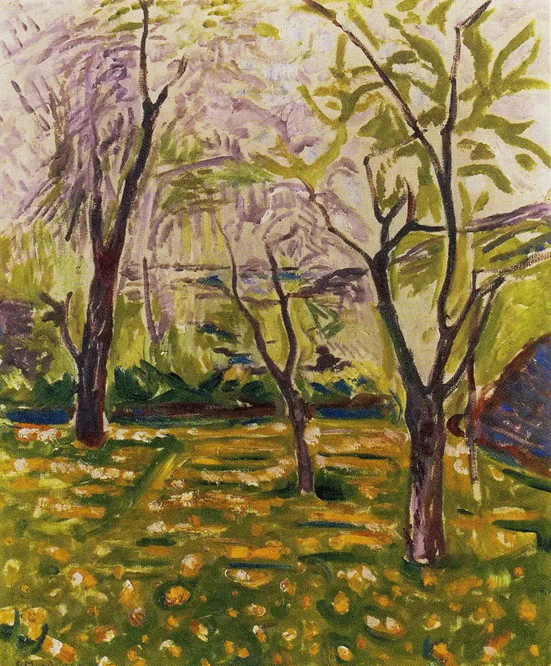 Arbres et Renoncules - Edvard Munch