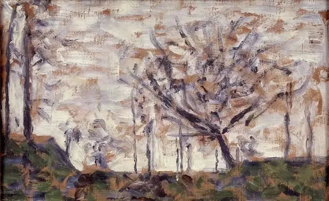 Arbres, hiver - Georges Seurat