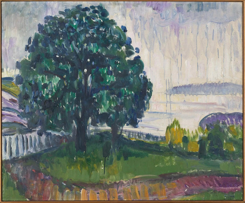 Arbres près de la mer - Edvard Munch
