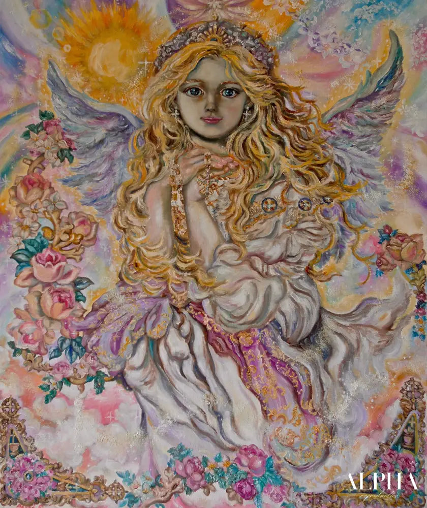 Archangel Raphael - Yumi Sugai Reproductions de tableaux à la peinture à l’huile