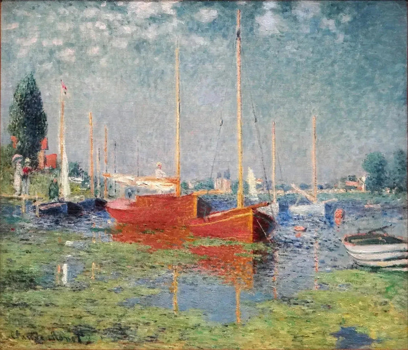 Argenteuil, Les Bateaux rouges W370 – Claude Monet