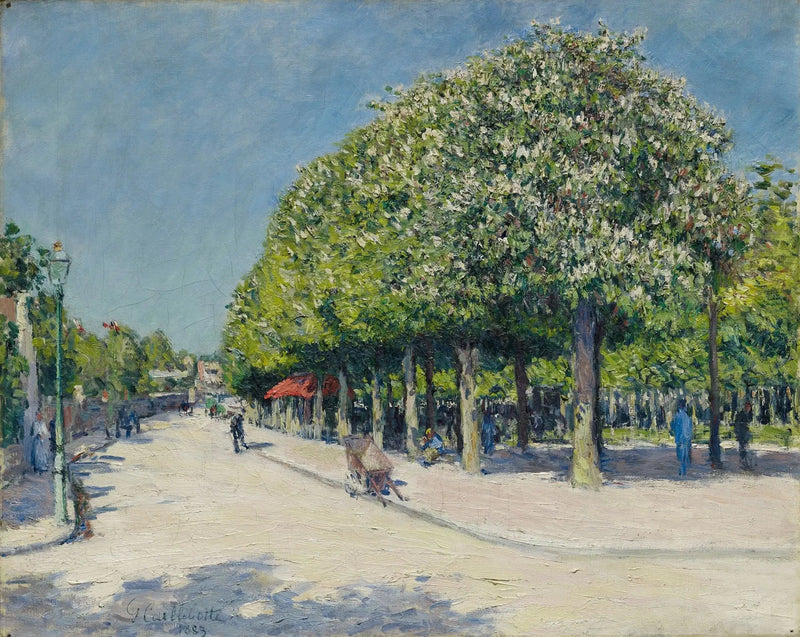 Argenteuil, fête foraine - Gustave Caillebotte