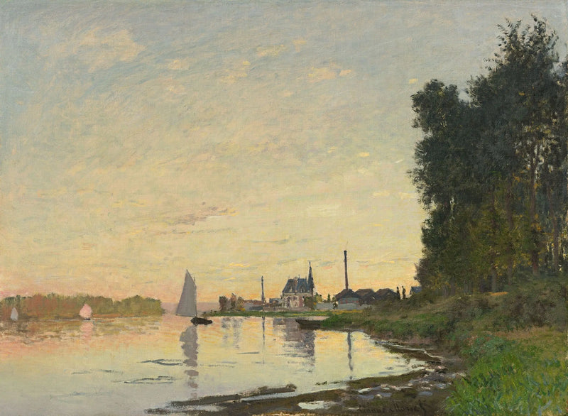 Argenteuil, fin d'après-midi - Claude Monet