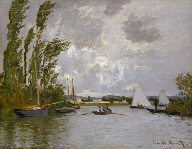 Argenteuil vu depuis le petit bras de la Seine W232 – Claude Monet