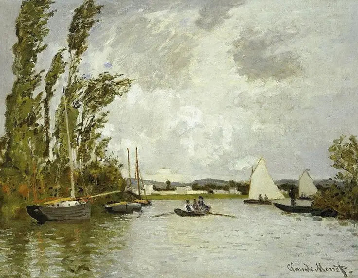 Argenteuil vu depuis la petite branche de la Seine - Claude Monet