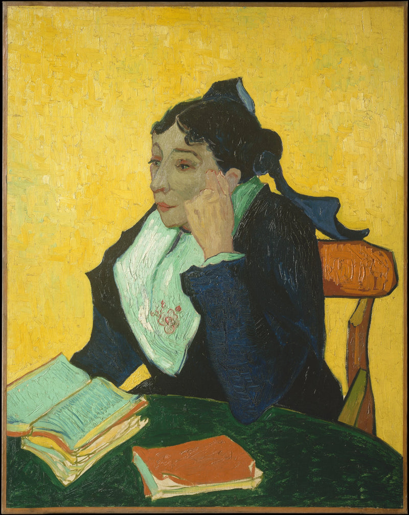 L’Arlésienne, Madame Ginoux avec des livres – Van Gogh