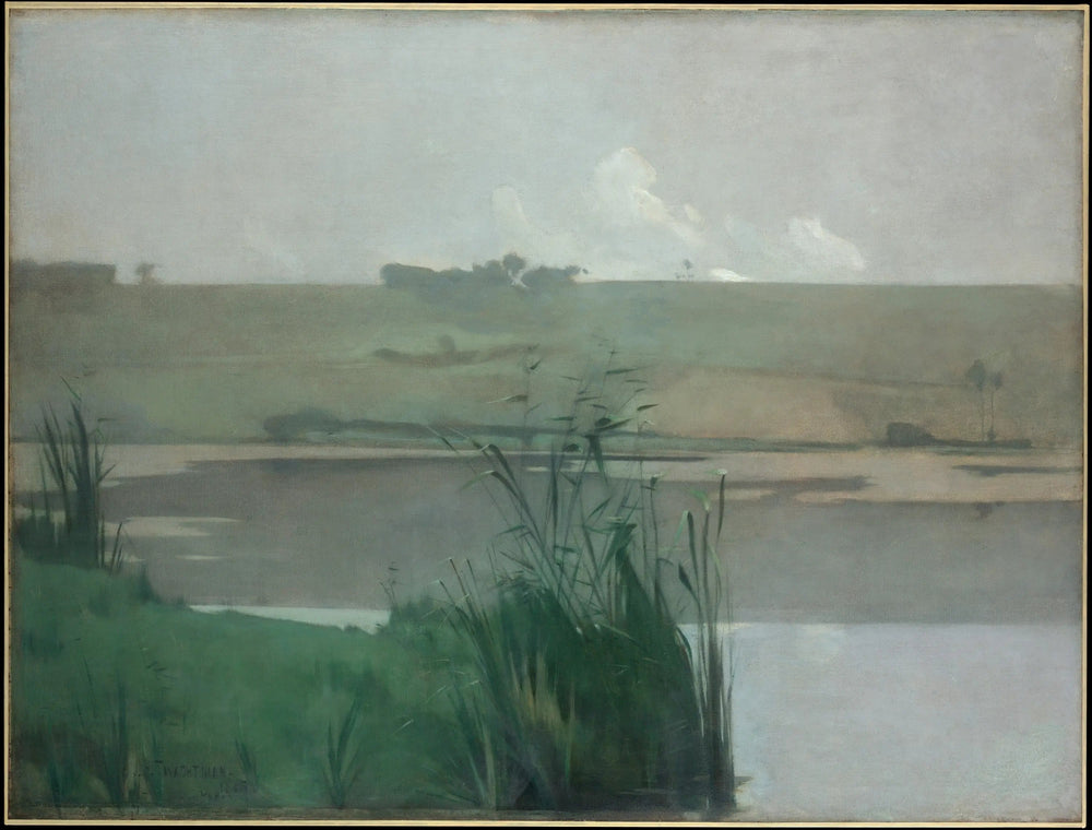 Arques-la-Bataille - John Henry Twachtman image 1 tableau peint à l’huile sur toile