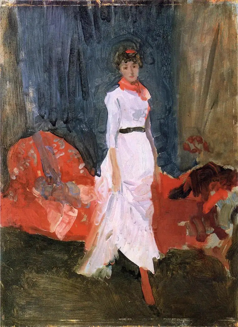 Arrangement en rose, rouge et violet - James Abbott McNeill Whistler