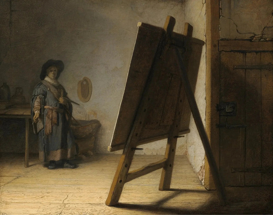 L’Artiste dans son atelier – Rembrandt