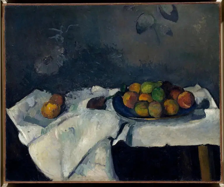 Assiette de pêches - Paul Cézanne