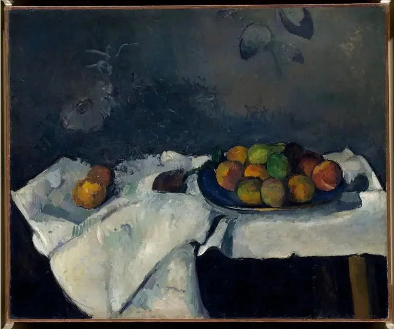 Assiette de pêches - Paul Cézanne