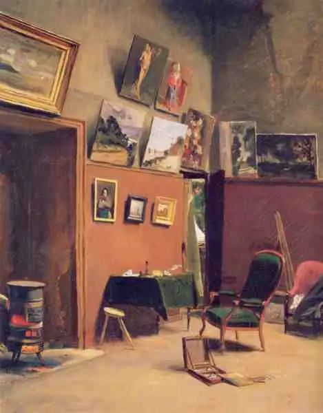 Atelier de la rue Furstenberg - Frédéric Bazille