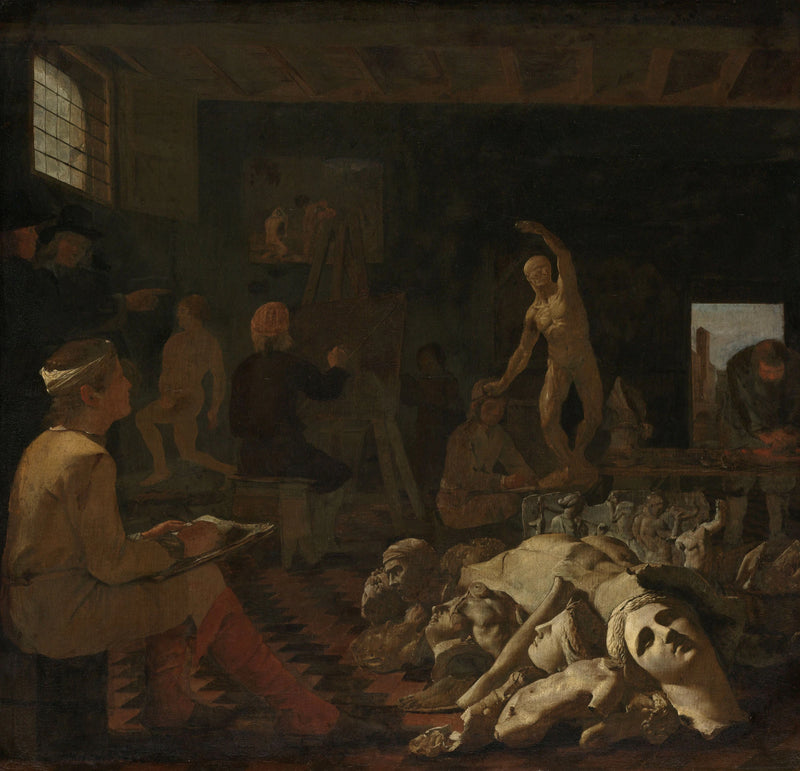 Un atelier de peinture - Michiel Sweerts