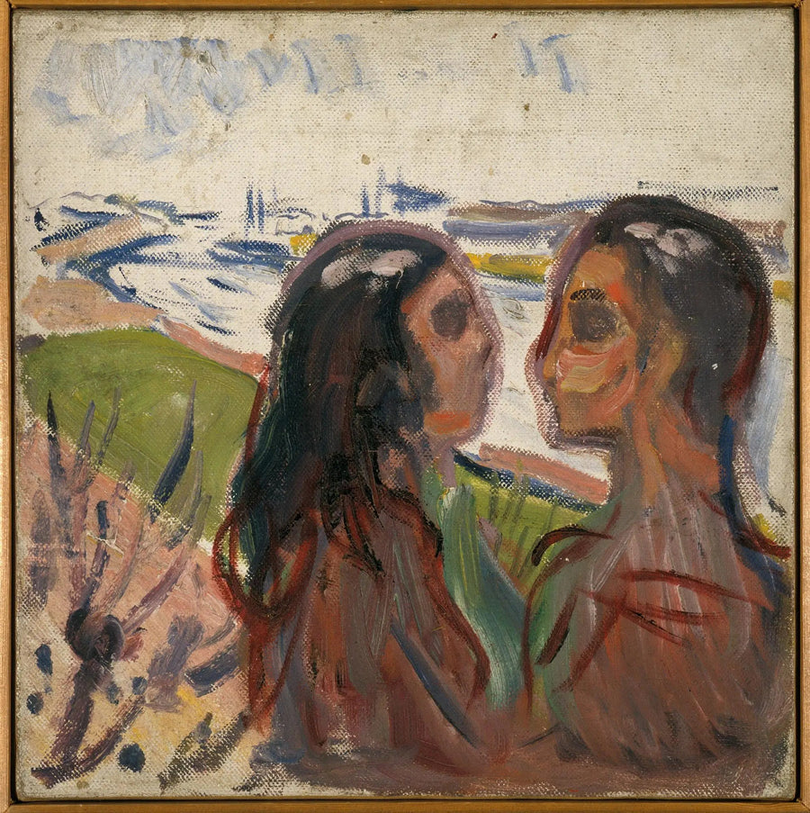 Attraction dans le paysage - Edvard Munch