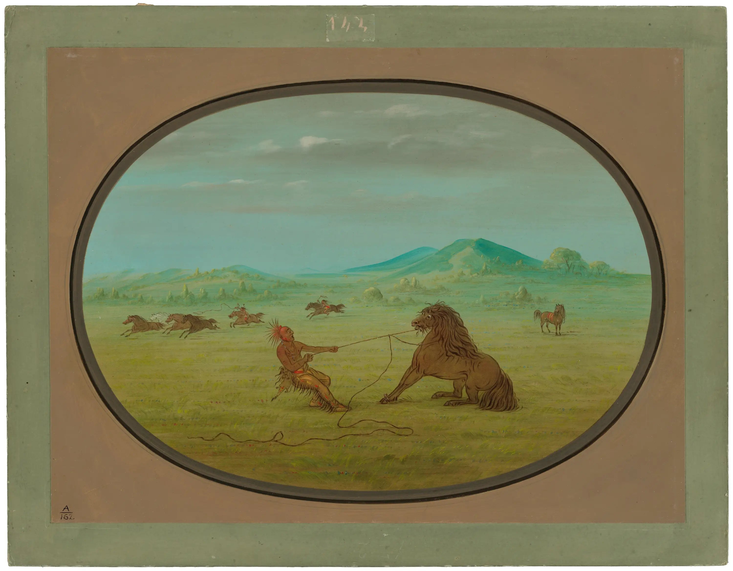 Attraper des chevaux sauvages - Pawnee - George Catlin - Alpha Reproduction