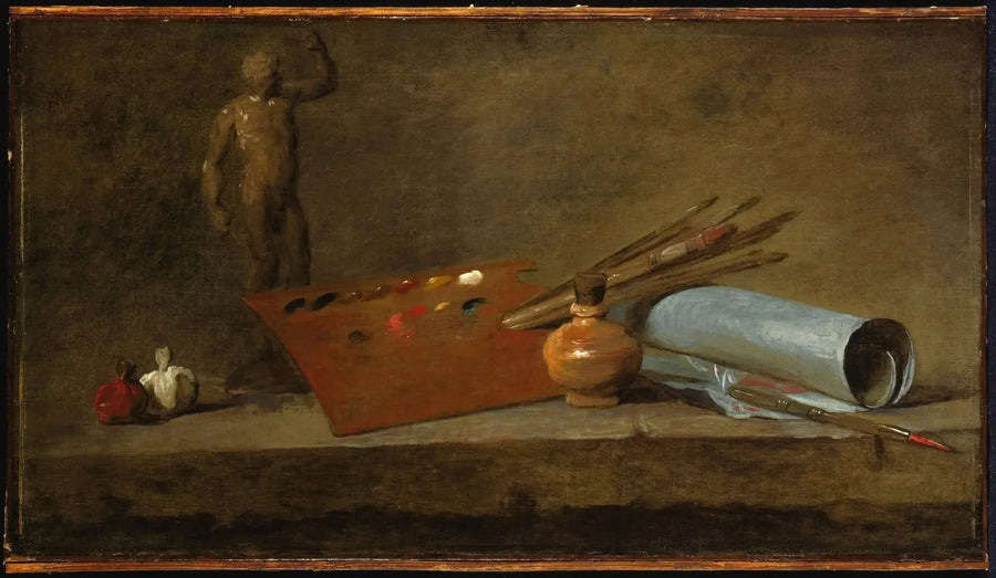 Attributs du peintre - Jean Siméon Chardin
