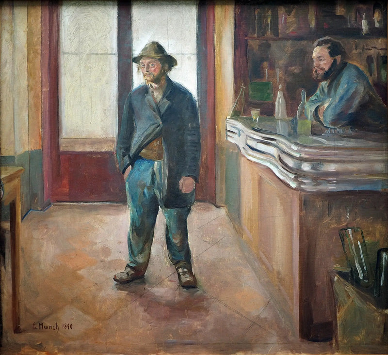 Au bar - Edvard Munch