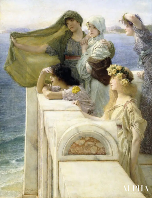 Au berceau d’Aphrodite - Lawrence Alma-Tadema Reproductions de tableaux à la peinture à l’huile