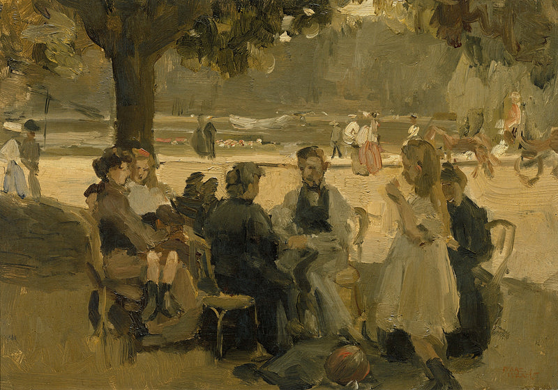 Au Bois de Boulogne près de Paris - Isaac Israëls